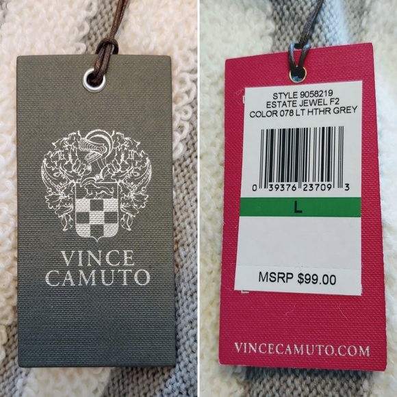 Vince Camuto Loop-stripe Sweater - Picture 6 of 7